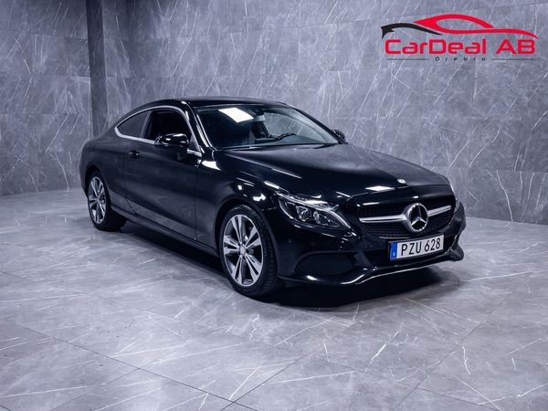 Mercedes C200 Coupé 7G-Tronic Plus Kamera Navi Halvskinn Paddlar - 2016