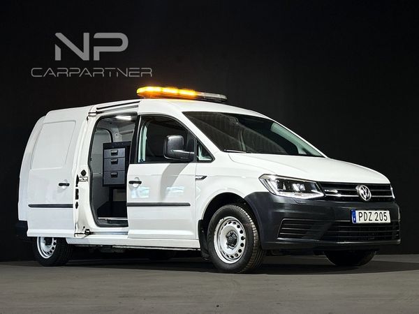 Volkswagen Caddy Maxi GARANTI 6 mån| Van 1.4 TGI| INREDNING|DRAG| - 2017