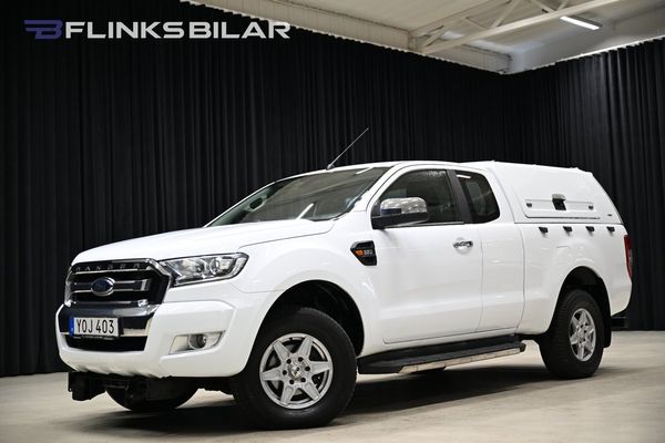 Ford Ranger 160HK Automat|Kåpa|Drag|Värmare|Backkamera|Lågmil|Moms - 2018