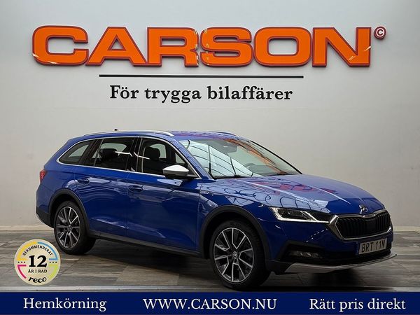 Skoda Octavia Scout 2.0 TDI SCR 4x4 Backkamera Värmare Apple Carplay Drag - 2022