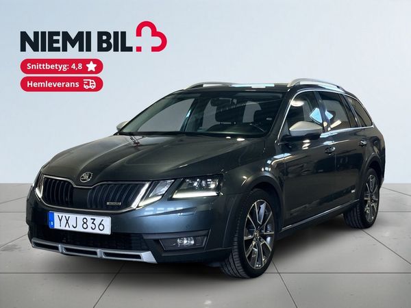Skoda Octavia Scout 2.0 TDI AWD Premium Drag Värmare Kamera Skinn Psens - 2018