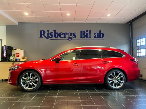 Mazda 6 Wagon 2.5 SKYACTIV-G Aut Drag, V-hjul, BOSE & Skinn! - 2016