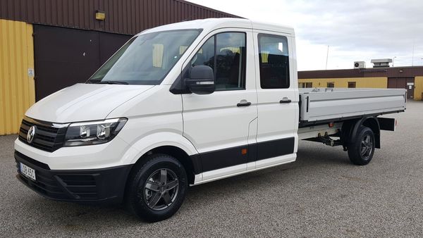 Volkswagen Crafter 2.0 TDI Dubbelhytt 7-sits Chassi Pickup Flak 3.5m - 2023
