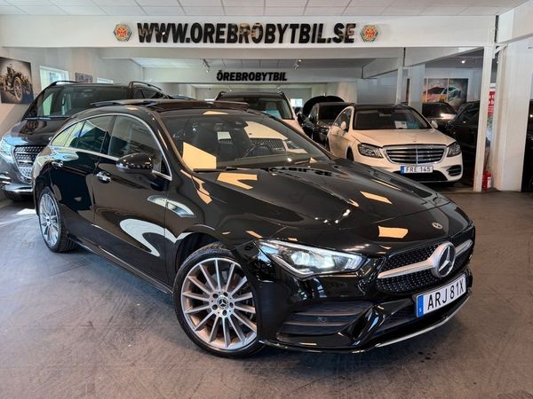 Mercedes CLA250 e Shooting Brake AMG Pano Drag Gps Värmare Ambient - 2023