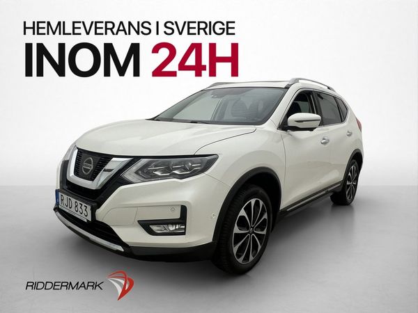 Nissan X-Trail 2.0 177hk 4x4 7-Sit Tekna Pano Drag Skinn 360 - 2018