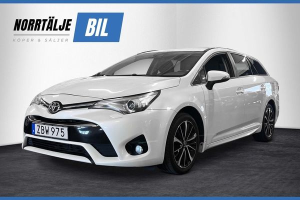 Toyota Avensis Kombi 1.8 147 HK MAN KAMERA NAVI DRAG NYSERV NYBES - 2018