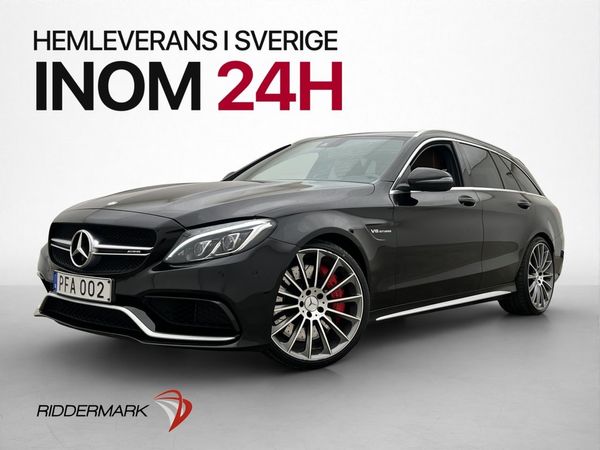 Mercedes C63 AMG S Designo Burmester SV-Såld 510hk - 2017