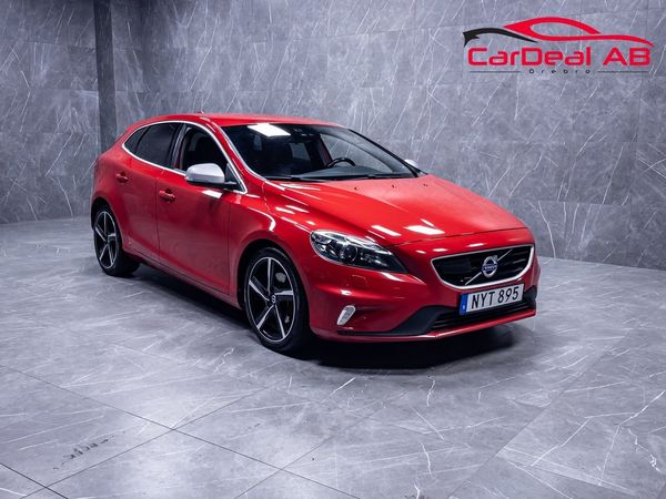 Volvo V40 D2 R-Design Värmare BLIS Delläder Adaptiv Drag VOC - 2016