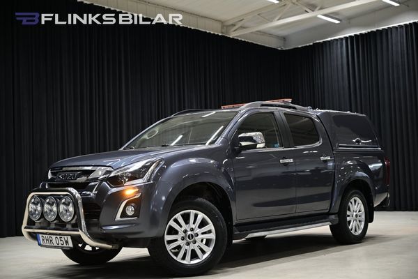 Isuzu D-Max 163HK Automat|Kåpa|Dubbelgolv|Släde|Moms|Lågmil|SeUtr!! - 2019