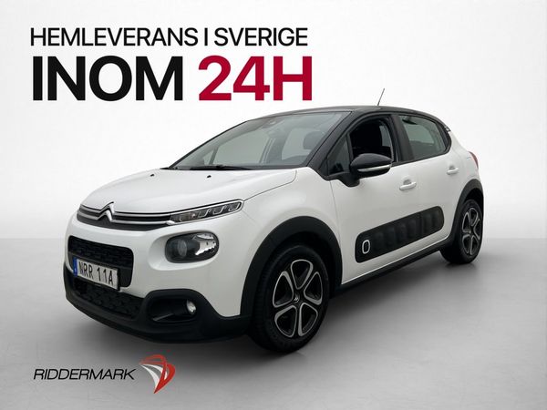 Citroen C3 1.2 PureTech Automat CarPlay P-Sensorer 110hk - 2020