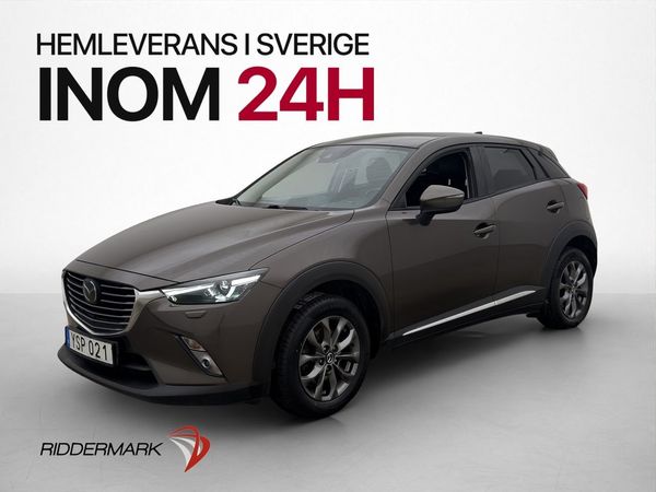 Mazda CX-3 2.0 120hk Optimum BOSE HUD Kamera Navi Halvskinn - 2017