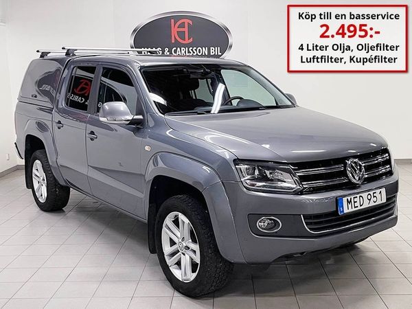 Volkswagen Amarok DoubelCab 2,8T 2,0 180Hk 4Motion Automat D-Värmare - 2016