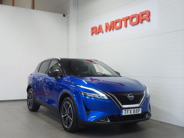 Nissan Qashqai e-POWER 190hk Tekna + Pano Skinn Drag 360° Massage Navi - 2022
