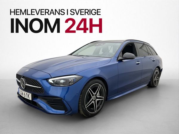 Mercedes C220 d T AMG Pano Värmare 360° Navi HUD Drag - 2022
