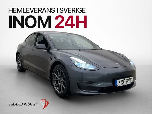 Tesla Model 3 Long Range AWD Drag Skinn Parkeringsklimat - 2021