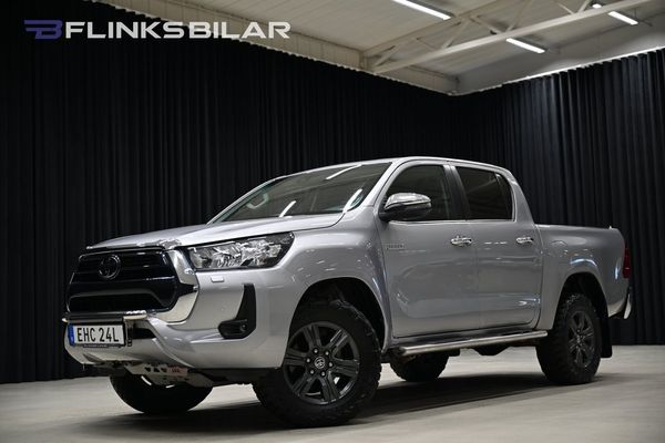 Toyota Hilux 2.8 4WD 204HK Automat|Dubbelhytt|Drag|GPS|Backkamera - 2022
