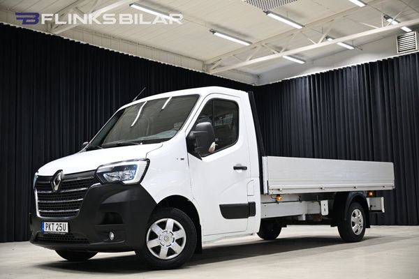 Renault Master 2.3 dCi 145HK L4 Långflak|Värmare|GPS|EnÄgare|Leasbar - 2021