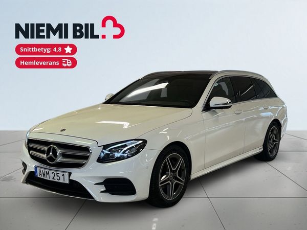 Mercedes E220 T d 4x4 AMG Line S&V Dvärme Dragkrok 360° Panorama - 2017