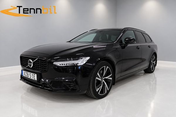Volvo V90 Recharge T6 AWD R-Design P-Värme Adap-F Drag Kamera - 2022
