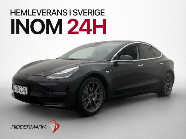 Tesla Model 3 Long Range AWD Autopilot Pano Navi Svensksåld - 2019