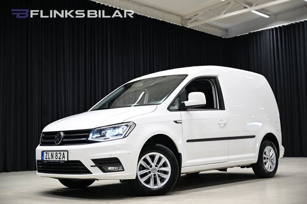 Volkswagen Caddy DSG 102HK Inredd|Nedlackad|LED|Girafflucka|Moms|SeUtr!! - 2020