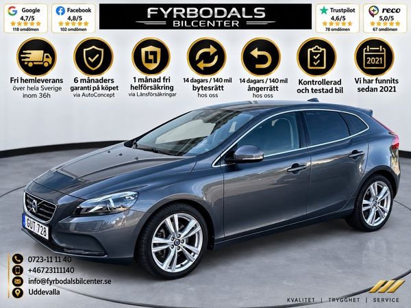 Volvo V40 D3 Geartronic Automat 150hk Diesel Nyservad 1342kr/mån - 2013