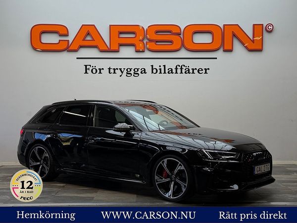 Audi RS4 2.9 TFSI V6 Q Kolfiber Massage Keramiska B&O Sv-såld - 2019