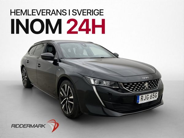 Peugeot 508 Hybrid 0,53l/mil Navi Kamera Carplay Döda vinkel - 2019