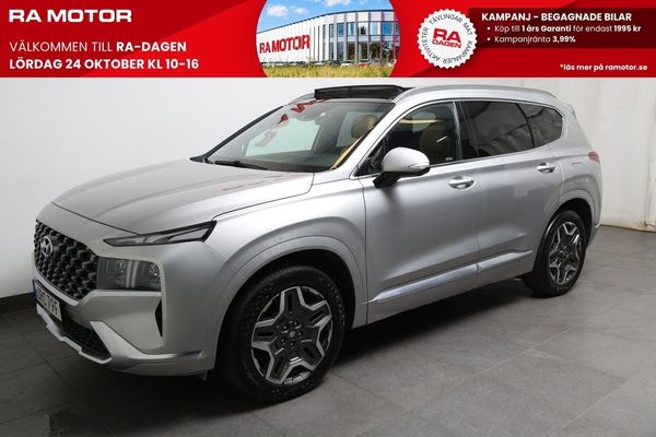 Hyundai Santa Fe PHEV 265hk 4WD 7-sits Advance Luxury pkt Leasbar Drag - 2021