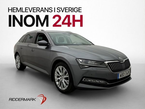 Skoda Superb 2.0 TDI 200hk 4x4 Business Drag Skinn Värm MOMS - 2024