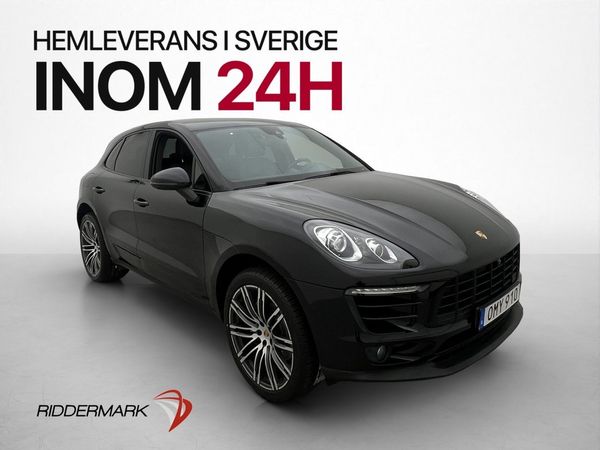 Porsche Macan S 340hk AWD Chrono PASM BOSE 360° Drag - 2016