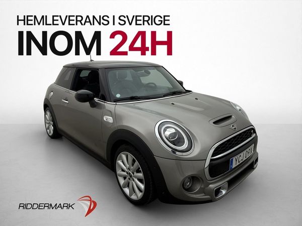 MINI Cooper S 3-dörrars Chili II Pano H/K Kamera Skinn Navi - 2020