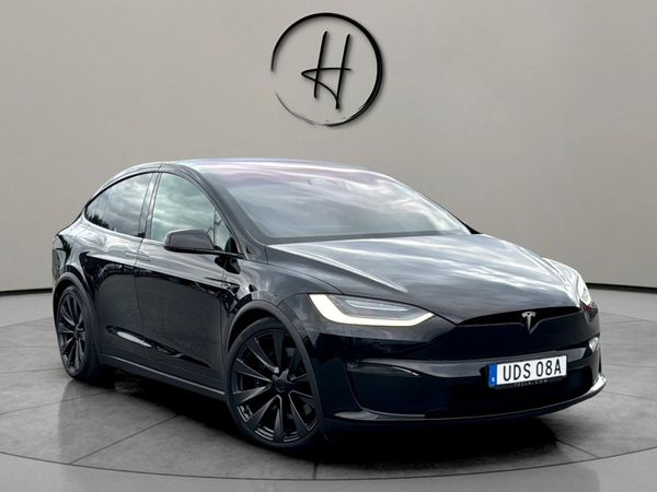 Tesla Model X HW4 Panoramatak Helskinn Falkvingedörrar *SE-UTR - 2023