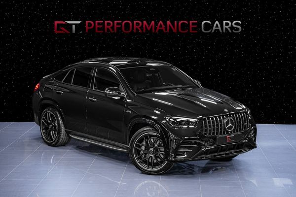 Mercedes GLE53 AMG HYBRID Coupé MOMS 22" Pano Massage ACC Drag Soft - 2025