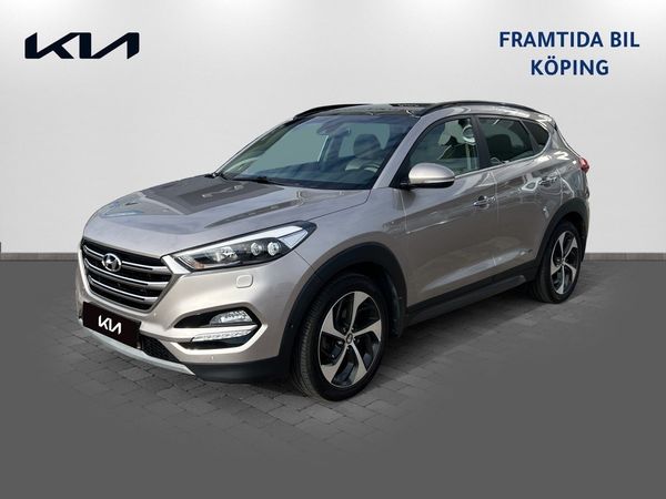 Hyundai Tucson 1.6T AWD DCT ComfortPlus Euro6 Skinn/Backkamera/Vhjul - 2017