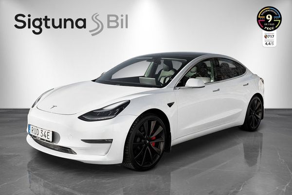 Tesla Model 3 Performance / Låga mil - 2020