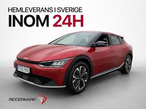 Kia EV6 77.4 kWh 228hk Kamera Navi CarPlay Halvskinn Drag - 2022