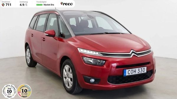 Citroen C4 Picasso Grand 1.6 HDi 7-sits/Drag/Värmare 116hk - 2014