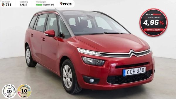 Citroen C4 Picasso Grand 1.6 HDi 7-sits/Drag/Värmare 116hk - 2014