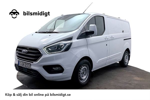 Ford Transit Custom 300 2.0 L1 Aut Drag 2xSidodörr 3-sits Kamera 130hk - 2018