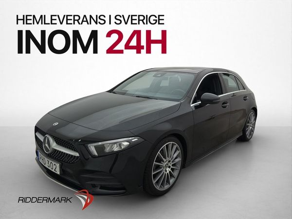 Mercedes A200 AMG Pano Kamera Halvskinn Två-Brukare - 2019
