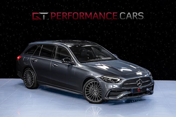 Mercedes C200 T AMG Pano Bur-3D Värmare Akustikglas Vinterpaket 360° - 2024