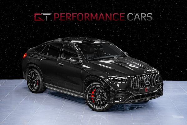 Mercedes GLE53 AMG HYBRID Coupé 22" Kolfiber Pano Drag Massage ACC - 2025