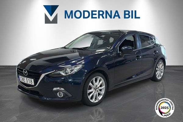 Mazda 3 Sport 2.0 165h Optimum Drag GPS Skinn Nybes - 2014