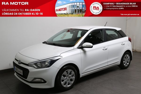 Hyundai i20 1,2 84hk Comfort 5D Rattvärmare | Bluetooth | - 2018