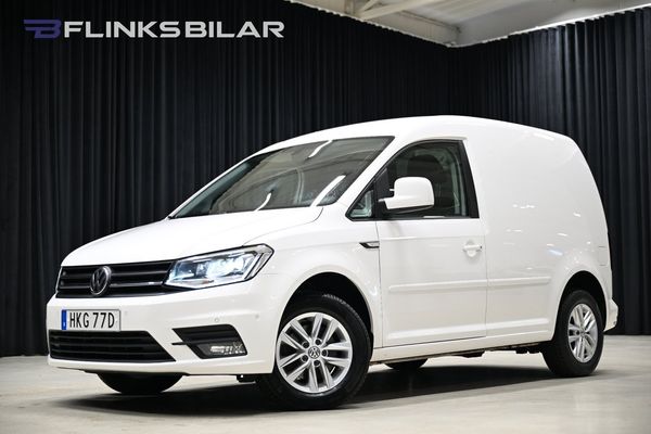 Volkswagen Caddy 2.0 TDI 75HK Nedlackad|LED|Drag|Värmare|DrivePremium - 2020