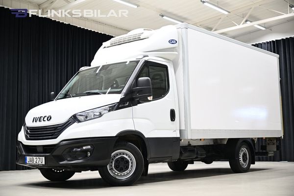 Iveco Daily 136HK Automat|Volymskåp|Kylbil|Sidodörr|Bakgavellyft - 2023