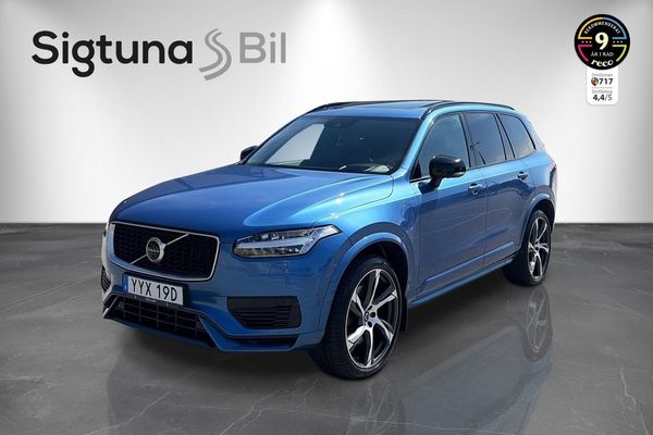 Volvo XC90 7-seater T8 AWD R-Design / Vent stolar / Pano / 360° - 2020