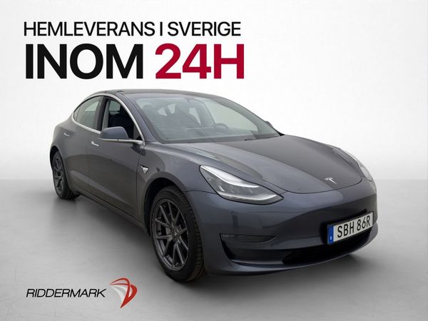 Tesla Model 3 Long Range AWD Pano AP Kamera Skinn Navi - 2019