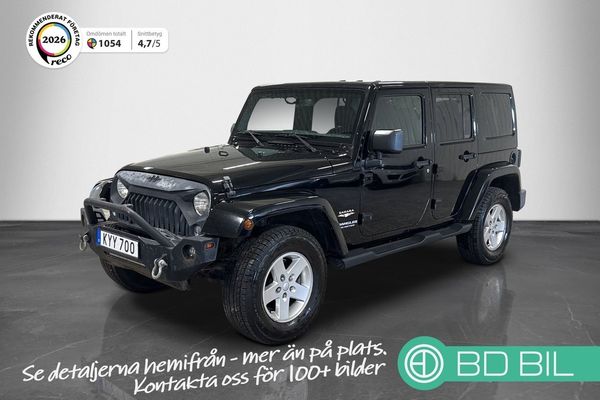 Jeep Wrangler Unlimited 2.8 4WD SAHARA BLACK SKINN - 2015
